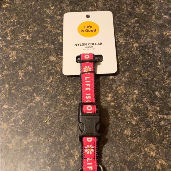 life is good dog collar